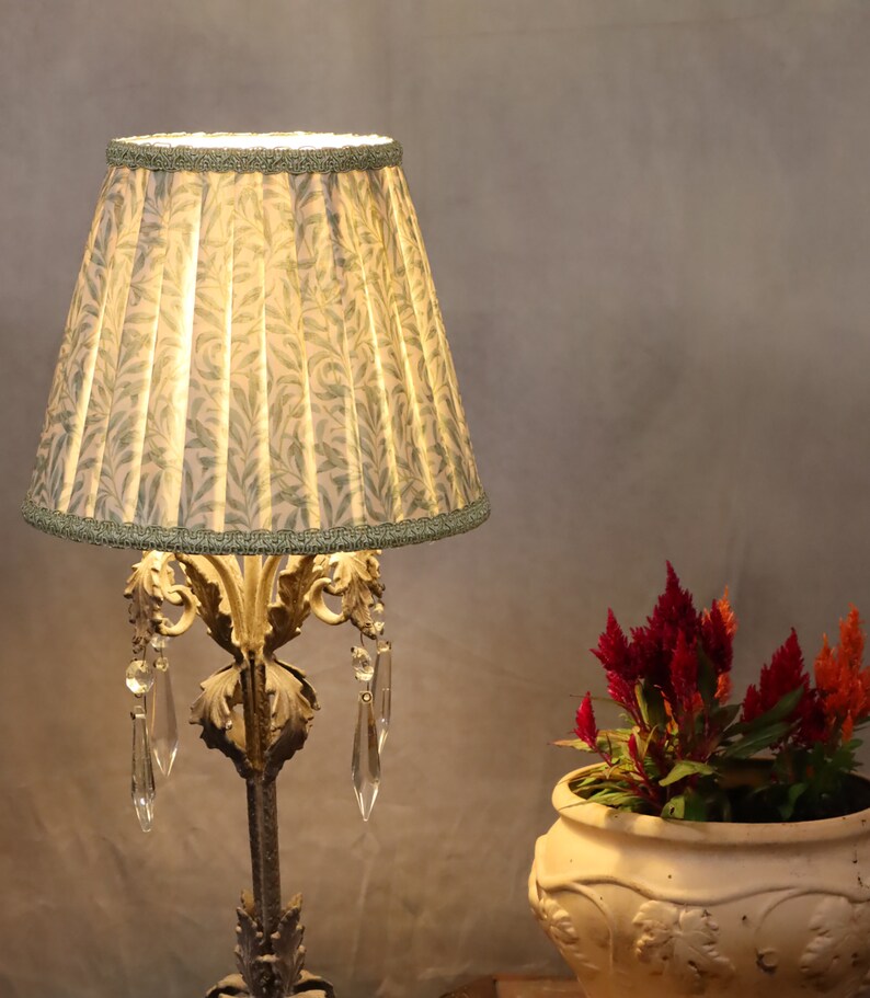 Pleated Lampshades Made to Order Made of William Morris Etsy