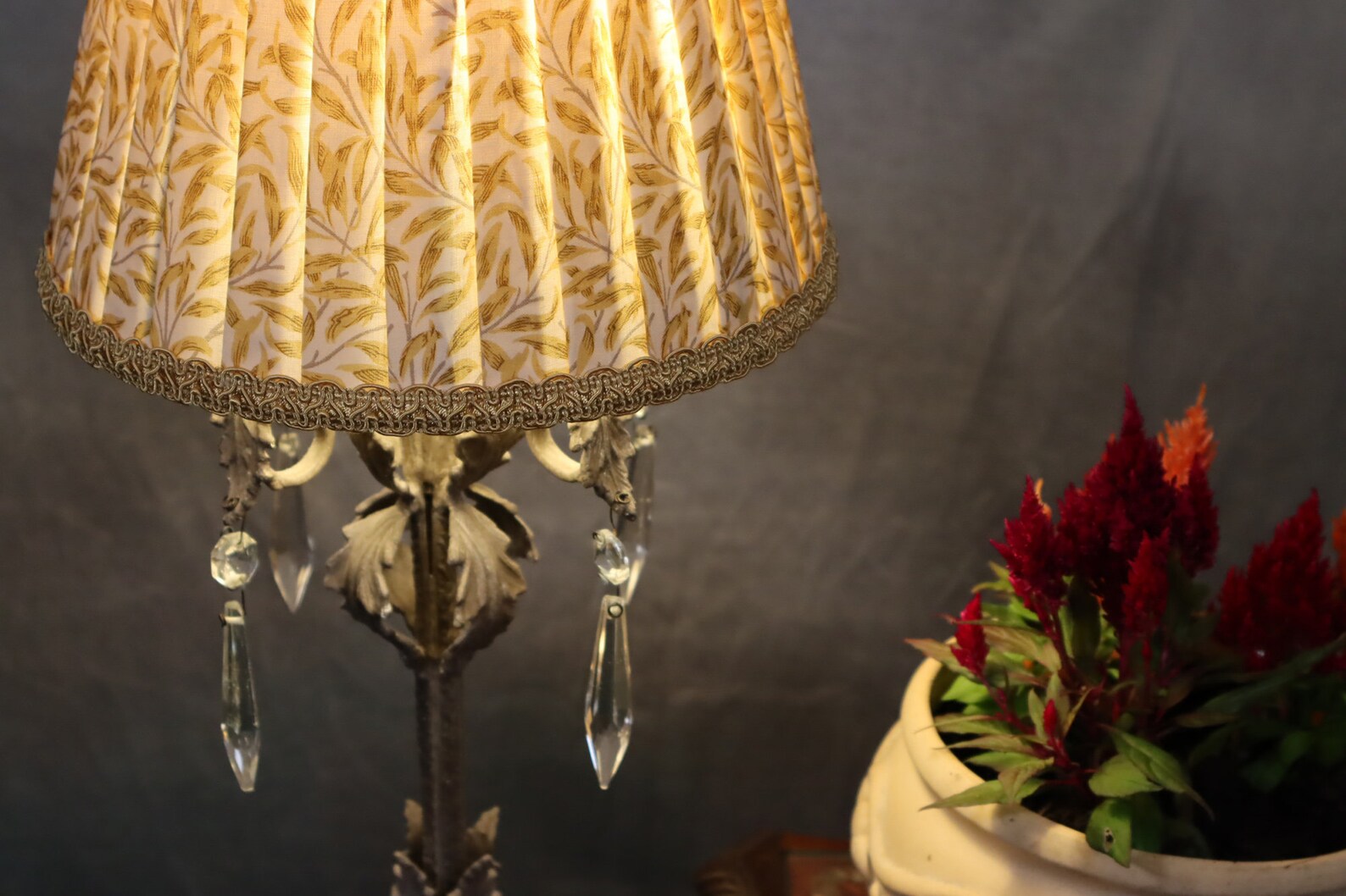 Pleated Lampshades Made to Order Made of William Morris Etsy