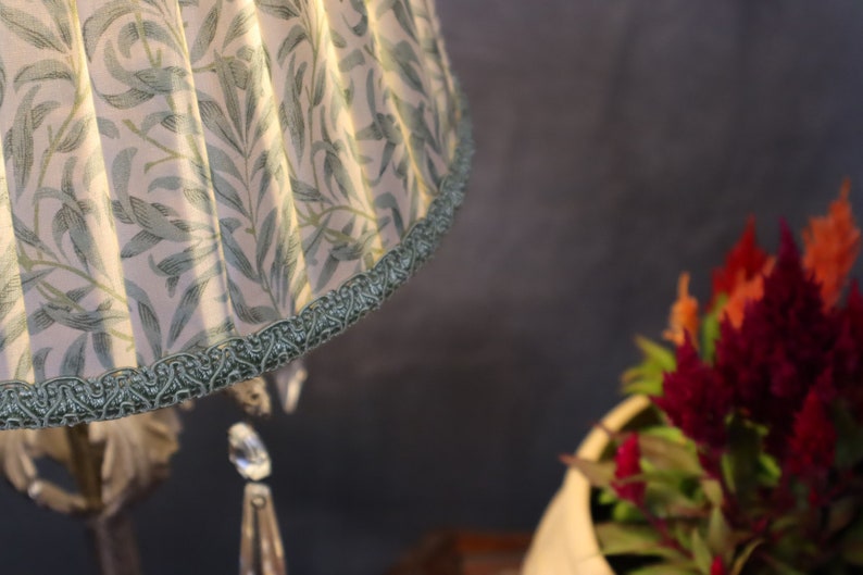 Pleated Lampshades Made to Order Made of William Morris Etsy