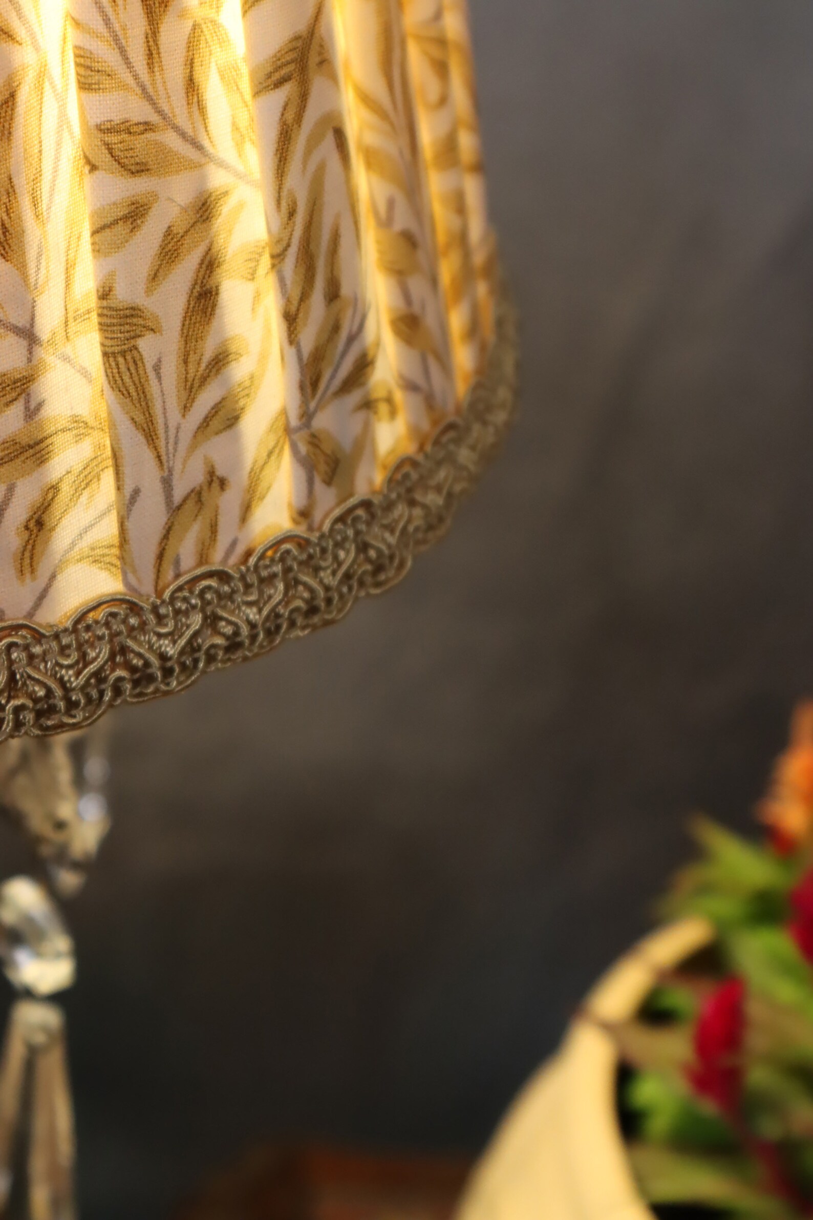 Pleated Lampshades Made to Order Made of William Morris Etsy