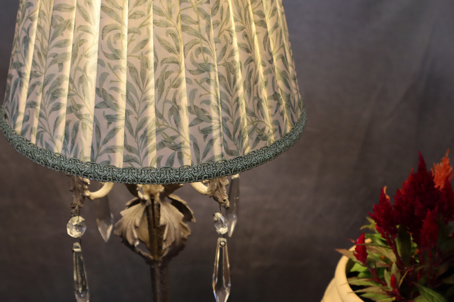 Pleated Lampshades Made to Order Made of William Morris Etsy