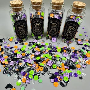 1 jar of Halloween sequins mix