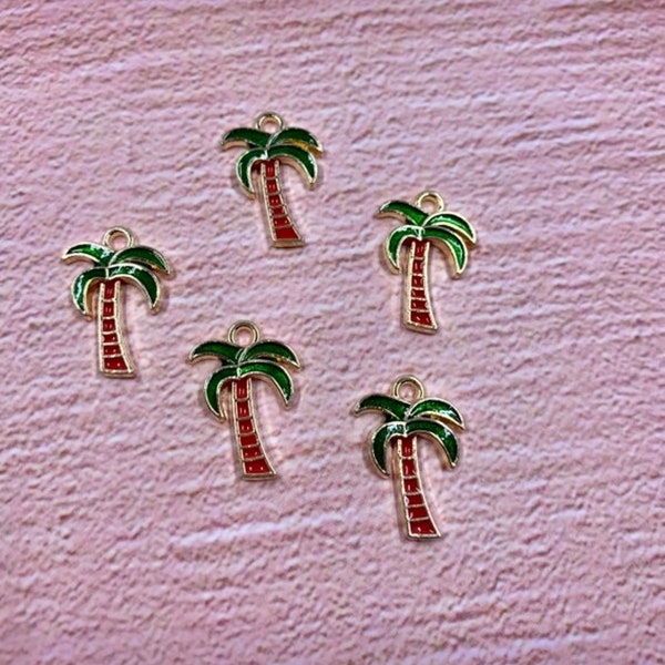 Palm tree charms