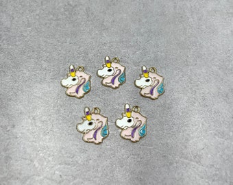 5 unicorn charms