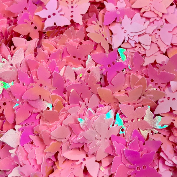 Pink Butterfly sequins