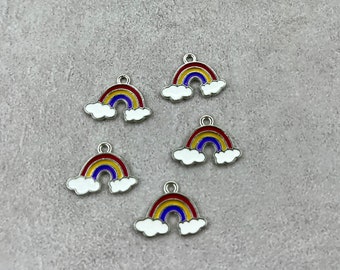 5 rainbow charms