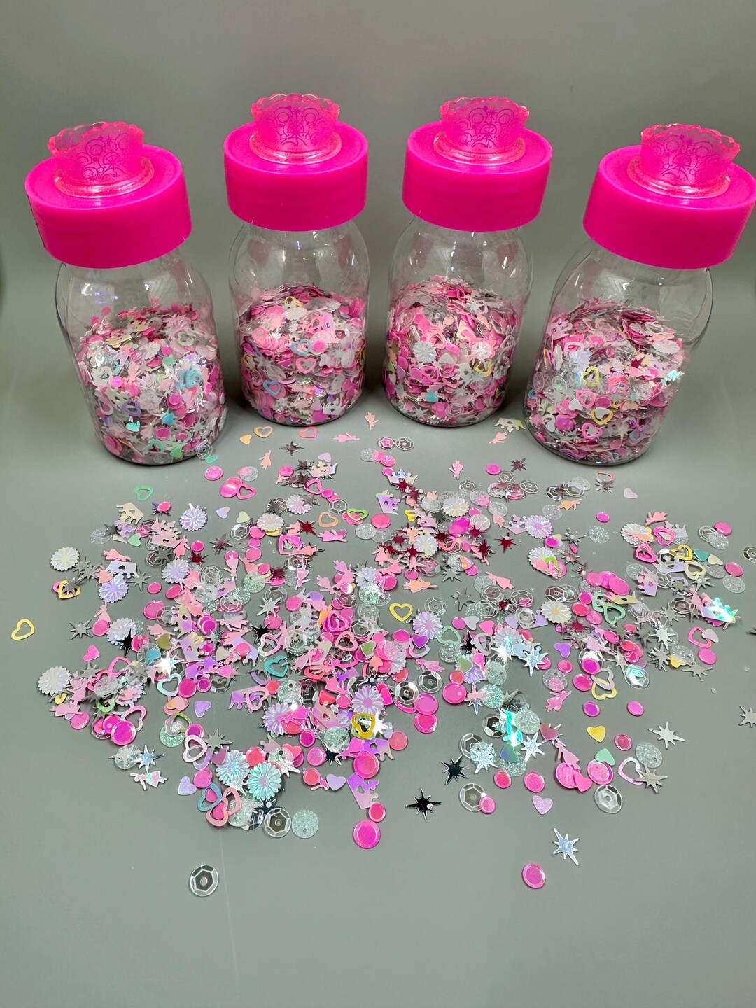 1 Crown Container With 4 Tbsp of Sequins Mix - Etsy