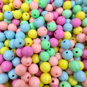30 round 10mm mix beads