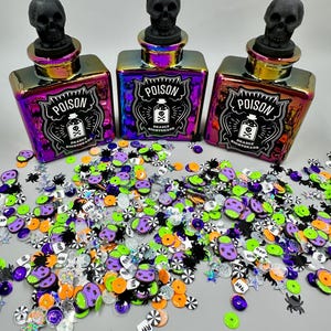 1 jar of Halloween sequins mix