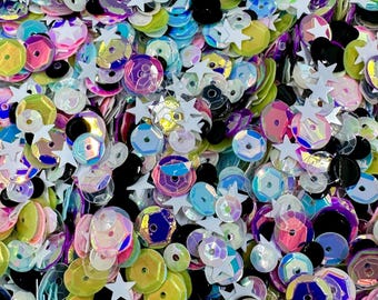 Mix di paillettes rock