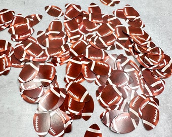 DESTASH **138pc football die cuts scrapbook confetti ephemera