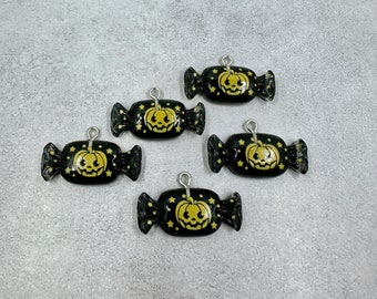 5 candy Halloween charms