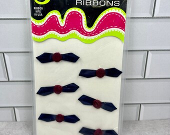 DESTASH ** ribbon flower embellishments