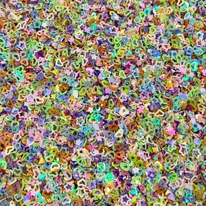Mixed shapes and colors sequins mix
