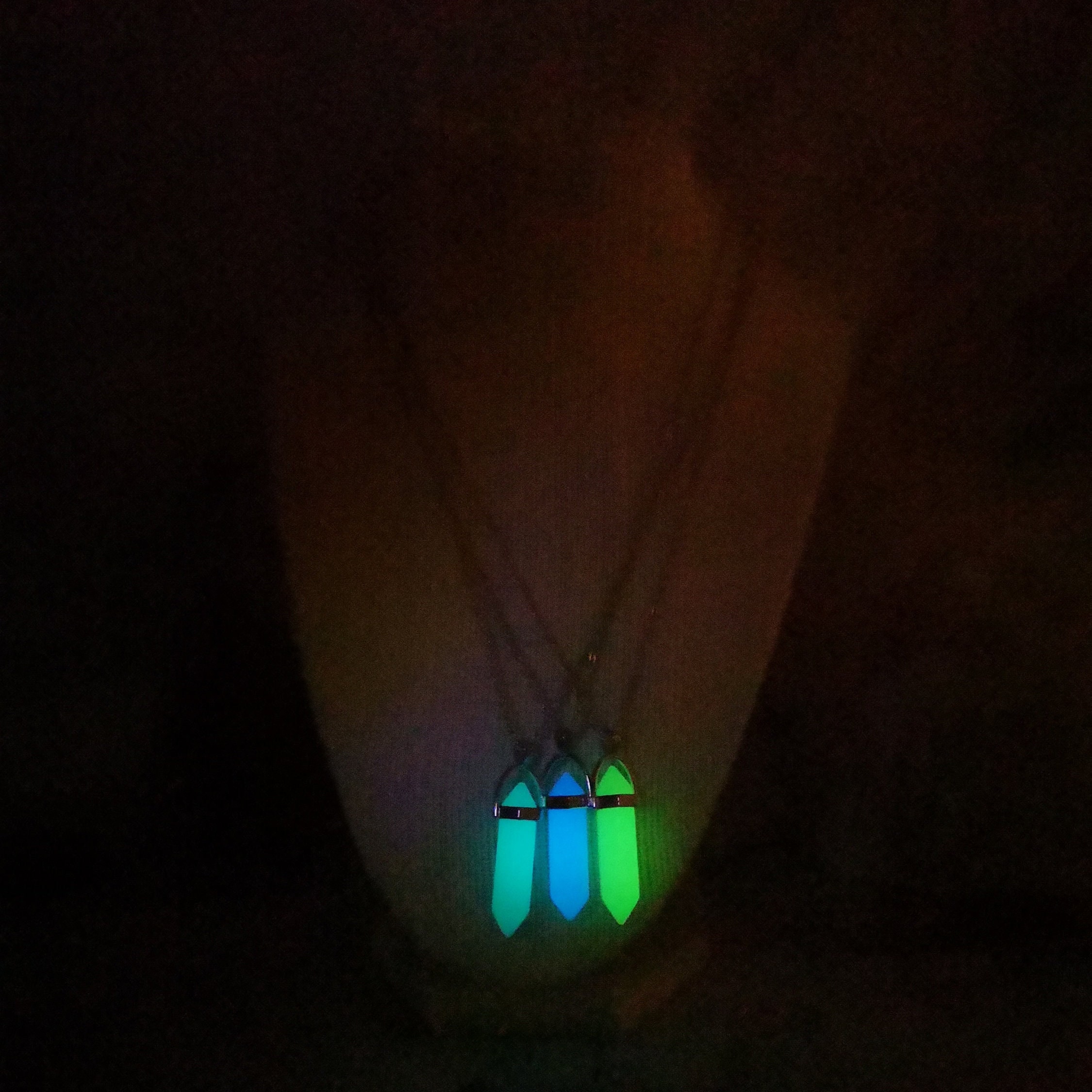Glow in the Dark Pendant Necklace - Etsy
