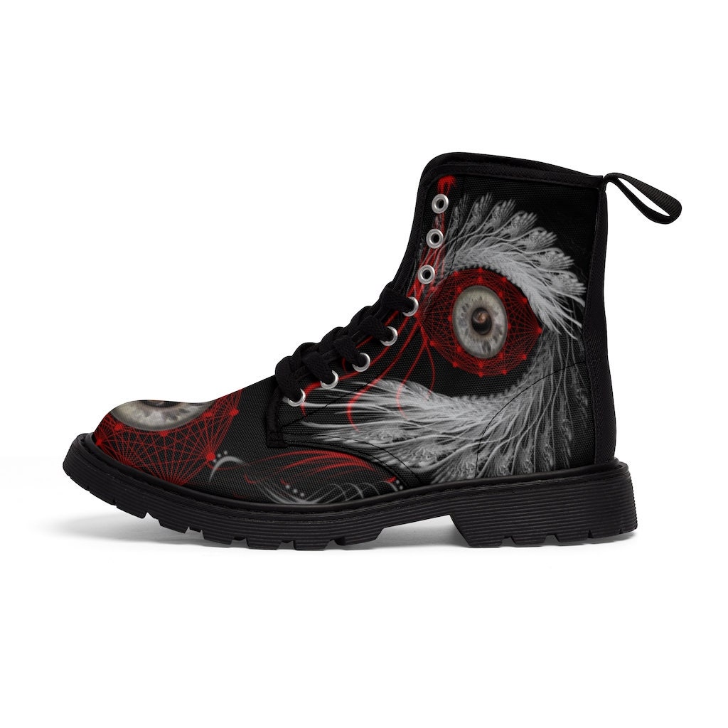 mens boots canvas