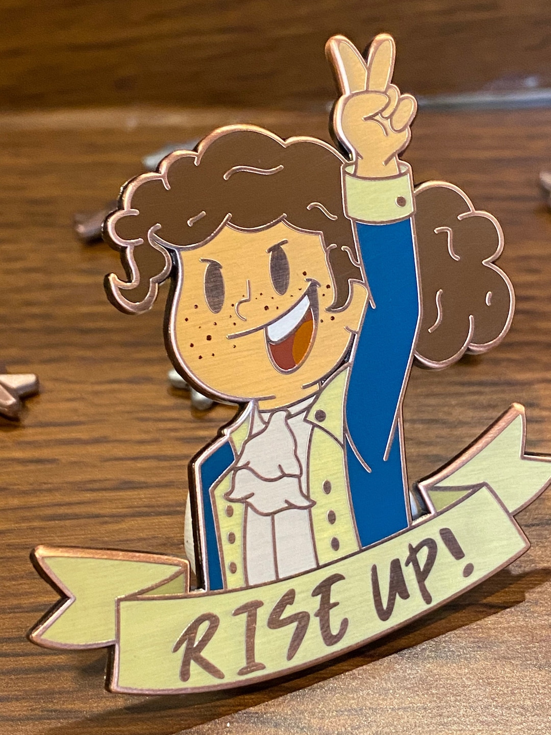 John Laurens Enamel Pin Hamilton Rise Up