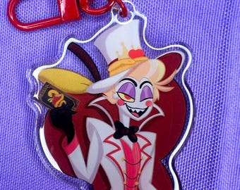 Lucifer acrylic keychain | Hazbin Hotel