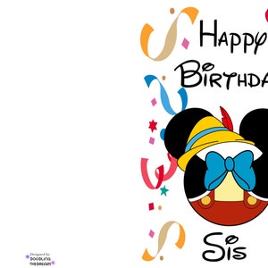 Tarjetas de personaje de cumpleaños personalizadas