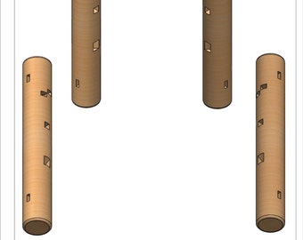 Wing Chun Wooden Dummy Trunk Plans (Digital Plans)