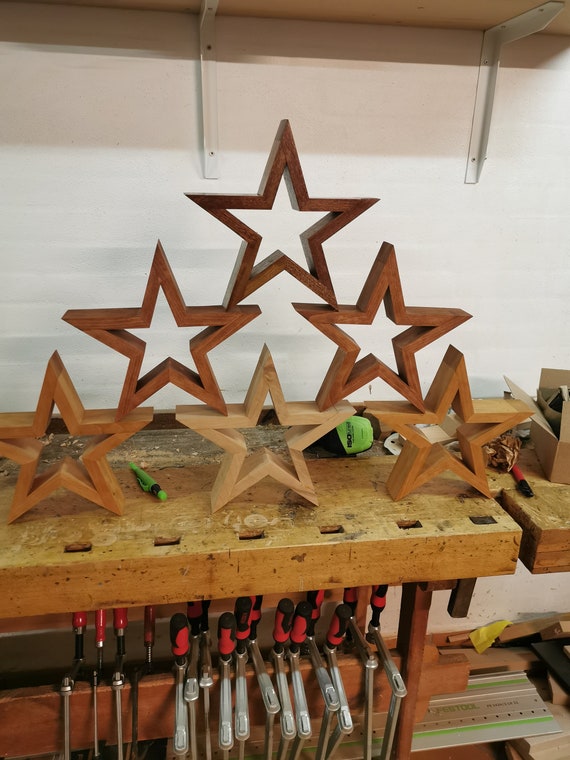 How to Make a Simple Wooden Christmas Star