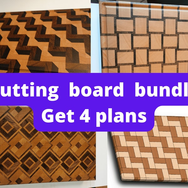 Endgrain cutting board, End Grain Cutting Board Designs, Unique 3d Cutting Board Plans,charcuterie boards, diy plans