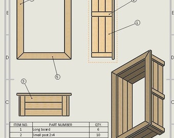 Garden Planter, DIY Garden Planter Guide, Garden Planter Plans, Outdoor Planter Building Plans, build plans, wood plans, blueprints