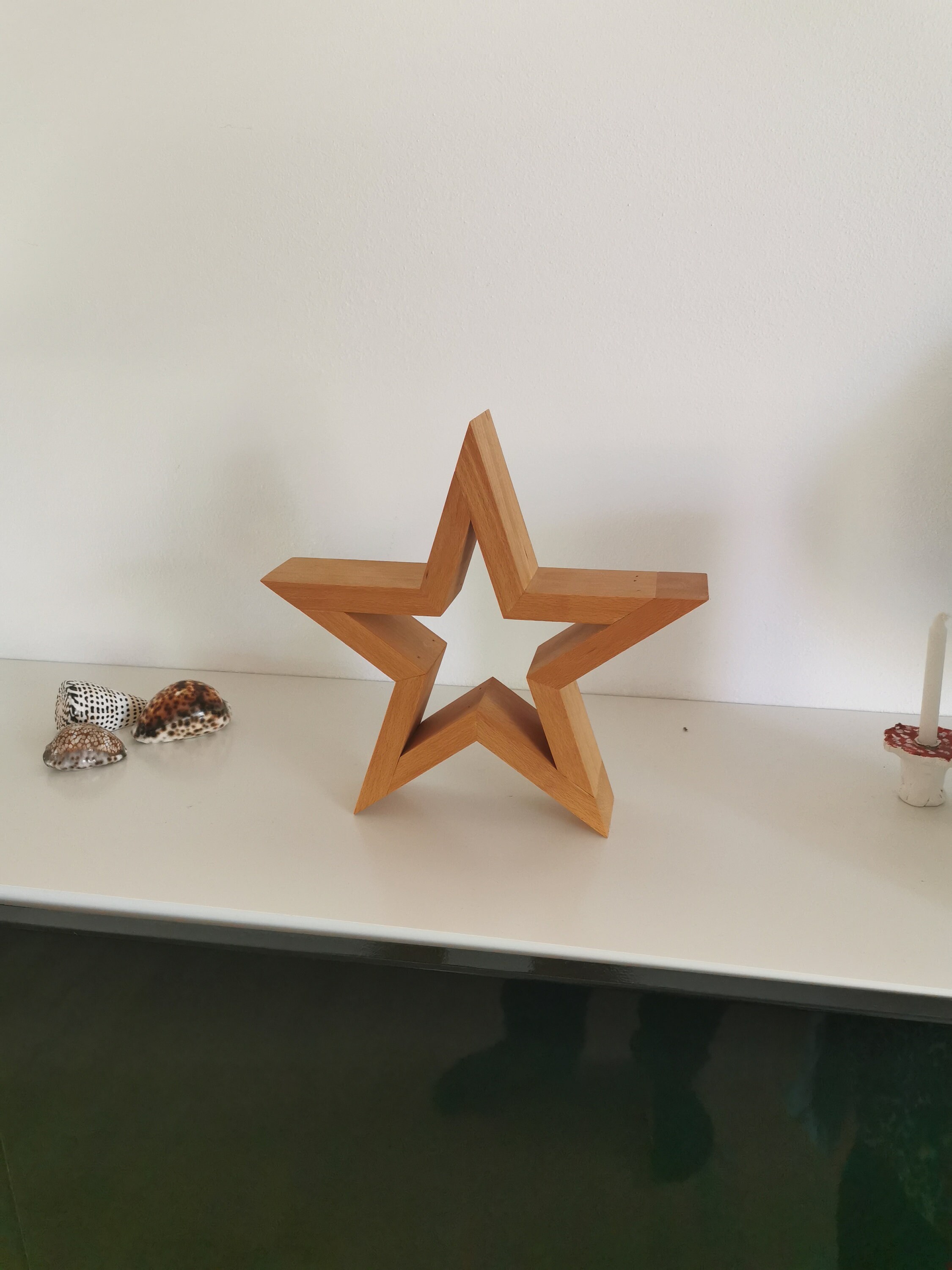 300 Stelle Di Legno A Cinque Punte – Misure 10-20 Mm Per Fai Da Te, Decorazioni E Biglietti D'auguri