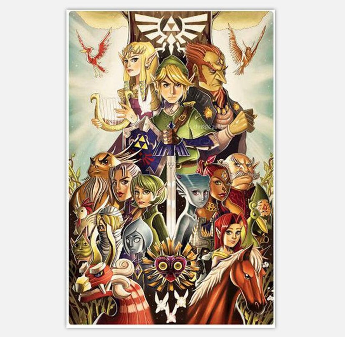 5D DIY Diamond Painting Zelda Full Square Dream Catcher Etsy