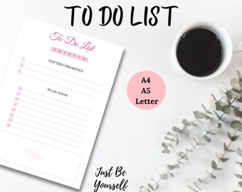 To do list printable to do list bundle to do list planner page productivity planner to do list template big happy planner daily
