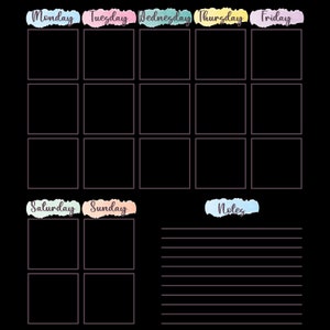 planer goodnotes, planer cyfrowy, planer tygodniowy, planer godzinowy, planer w trybie ciemnym, planista na iPada, szablony cyfrowe, szablon goodnotes