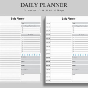 Digital Daily Planner, Portrait Digital Planner, iPad 365 day planner, Daily Schedule, iPad Planner, GoodNotes Planner, Notability Planner