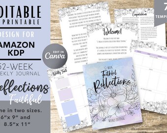 Gebet Journal Printable | Anleitung zum Bibellehre | Dankbarkeits-Tagebuch | Digitales Bibelstudien-Journal | Reflection Notes PDF | Kalender für tägliche Gebete