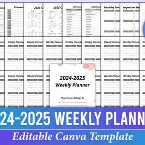 Planificador 2024 con derechos PLR / Editable en Canva / Organiza y monetiza tu arte MidJourney Ai / Personalizable / Descarga digital / Imprimible