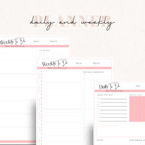 Digital Daily Planner, Portrait Digital Planner, iPad 365 day planner, Daily Schedule, iPad Planner, GoodNotes Planner, Notability Planner