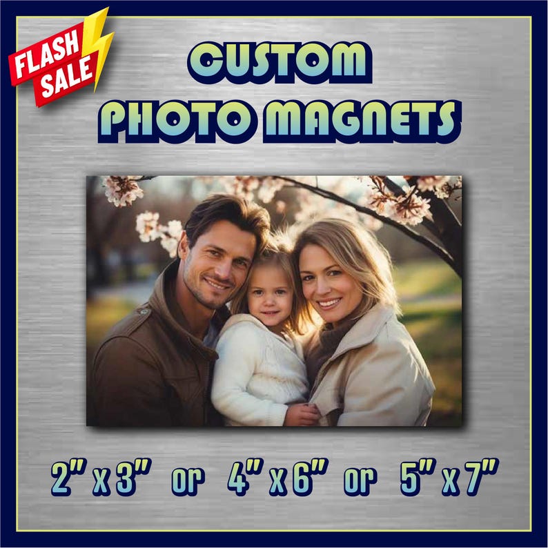 Custom Photo / Image Magnet – Family, Pet, Event Keepsake - Etsy