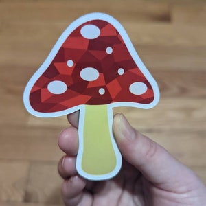 Mushroom Magnet / Sticker - STOCKMAGNETSALE 30% OFF NOW