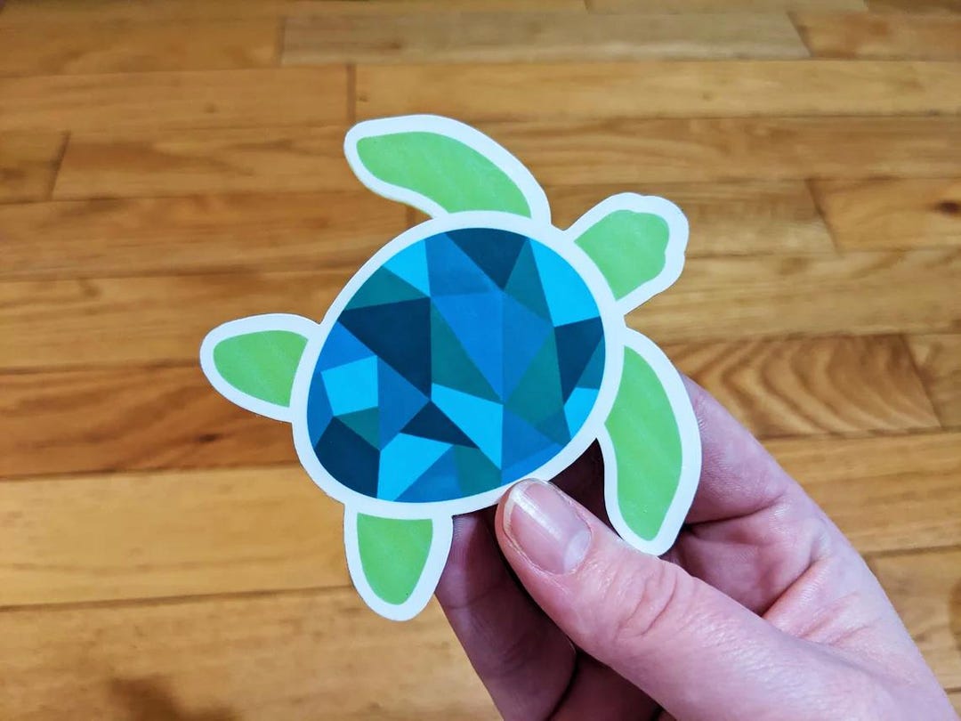 Post Sign Turtle Magnet Sea Turtle Magnet / Sticker - - Etsy