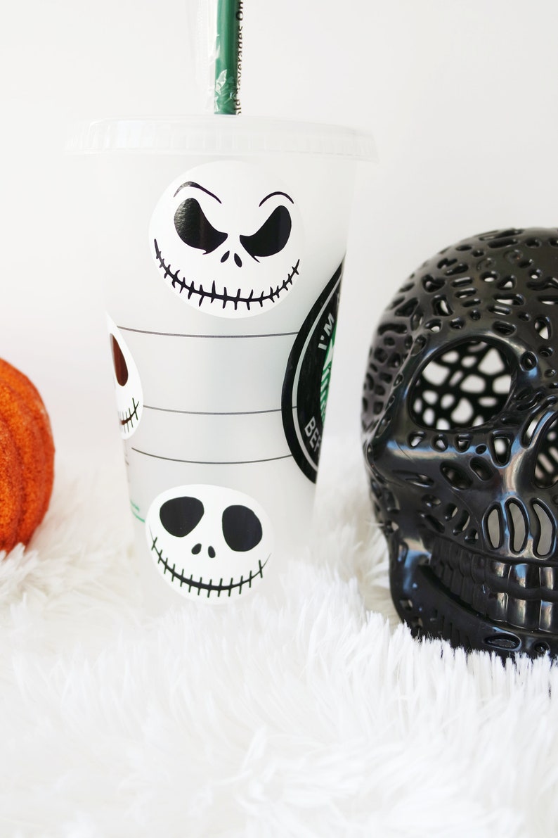 Download Starbucks skellington/ Jack SVG/ Silhouette Cricut/ SVG ...
