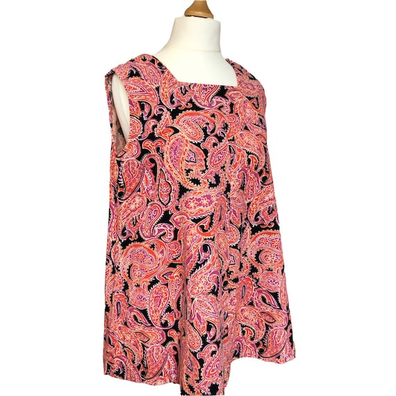 1960s psychedelic cord tunic