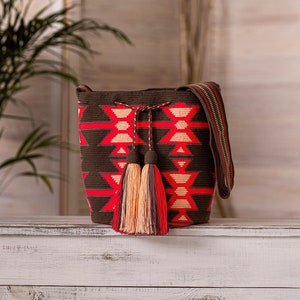 Wayuu Mochila Bag Boho Chic Unique Artisanal Shoulder Bag With Vibrant Colors and Traditional Craftsmanship Etsy UK