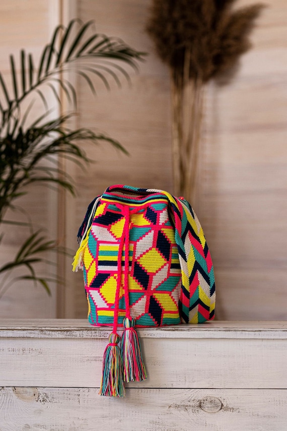 Original Wayuu Mochila Bag For Women, Colombian boho India | Ubuy