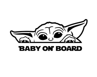 Download Yoda Baby On Board Etsy