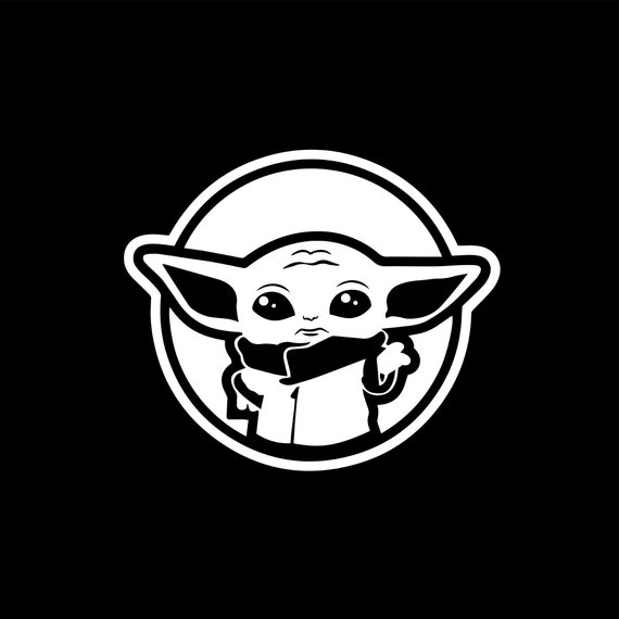 Free Free 188 Baby Yoda Svg Black And White SVG PNG EPS DXF File