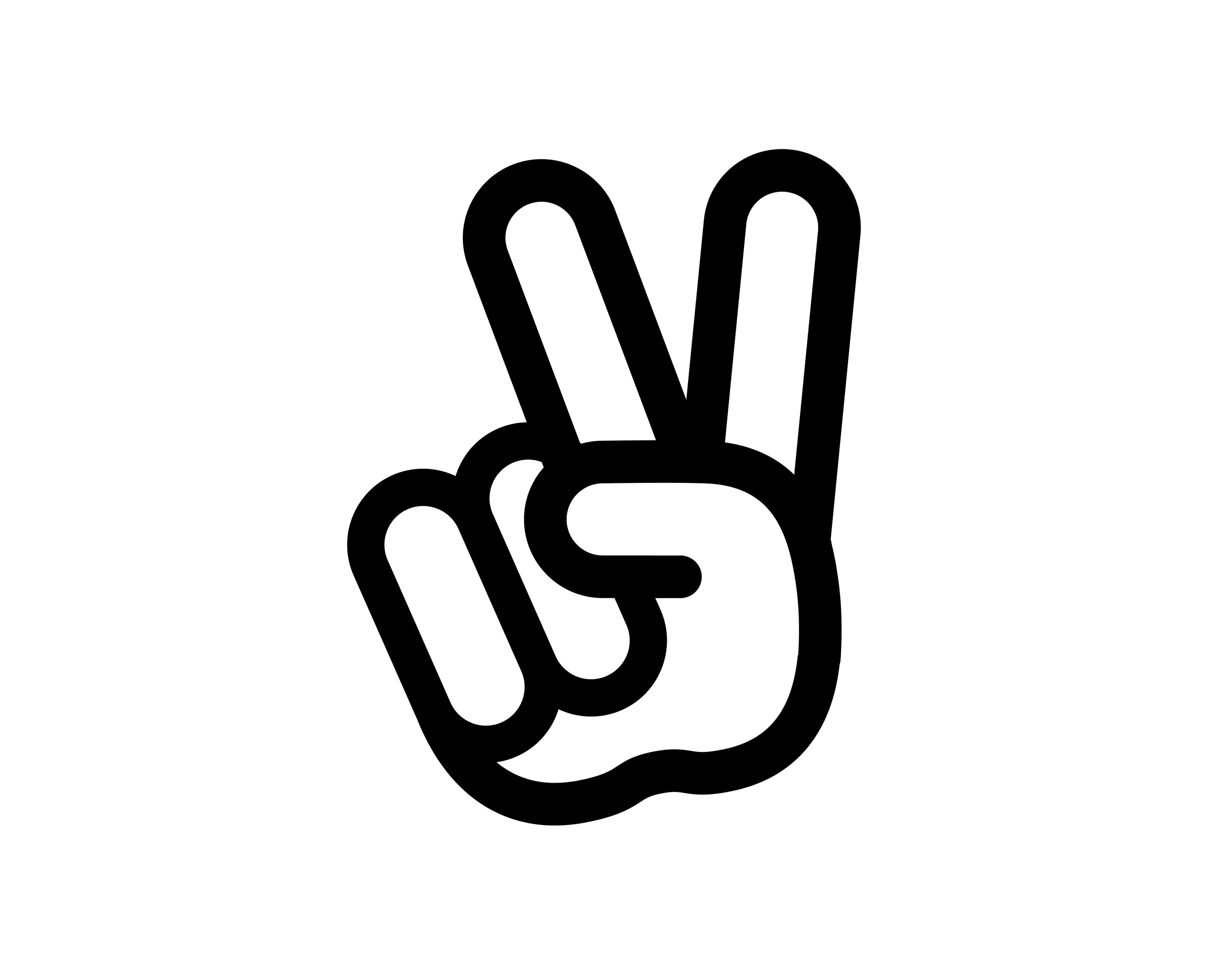 Download Hand Peace Sign Svg Peace Sign Svg V Sign Peace Hand Etsy