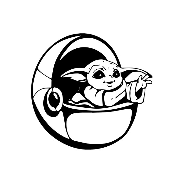 Download Baby Yoda Svg Baby Yoda Pod Clipart Star Wars Print Svg Svg Etsy