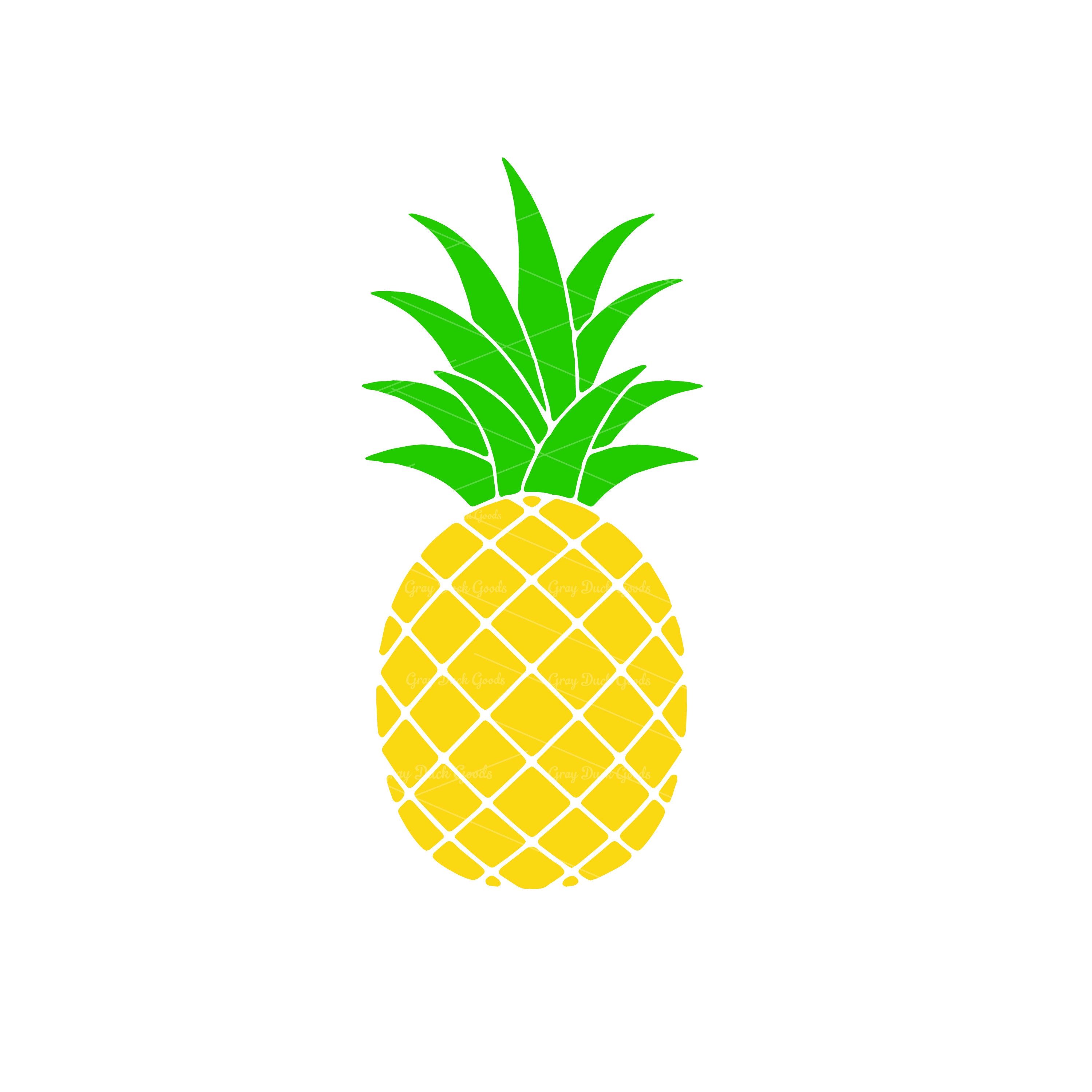 Ananas SVG Ananas Clipart Ananas Druck SVG SVGDateien Etsy
