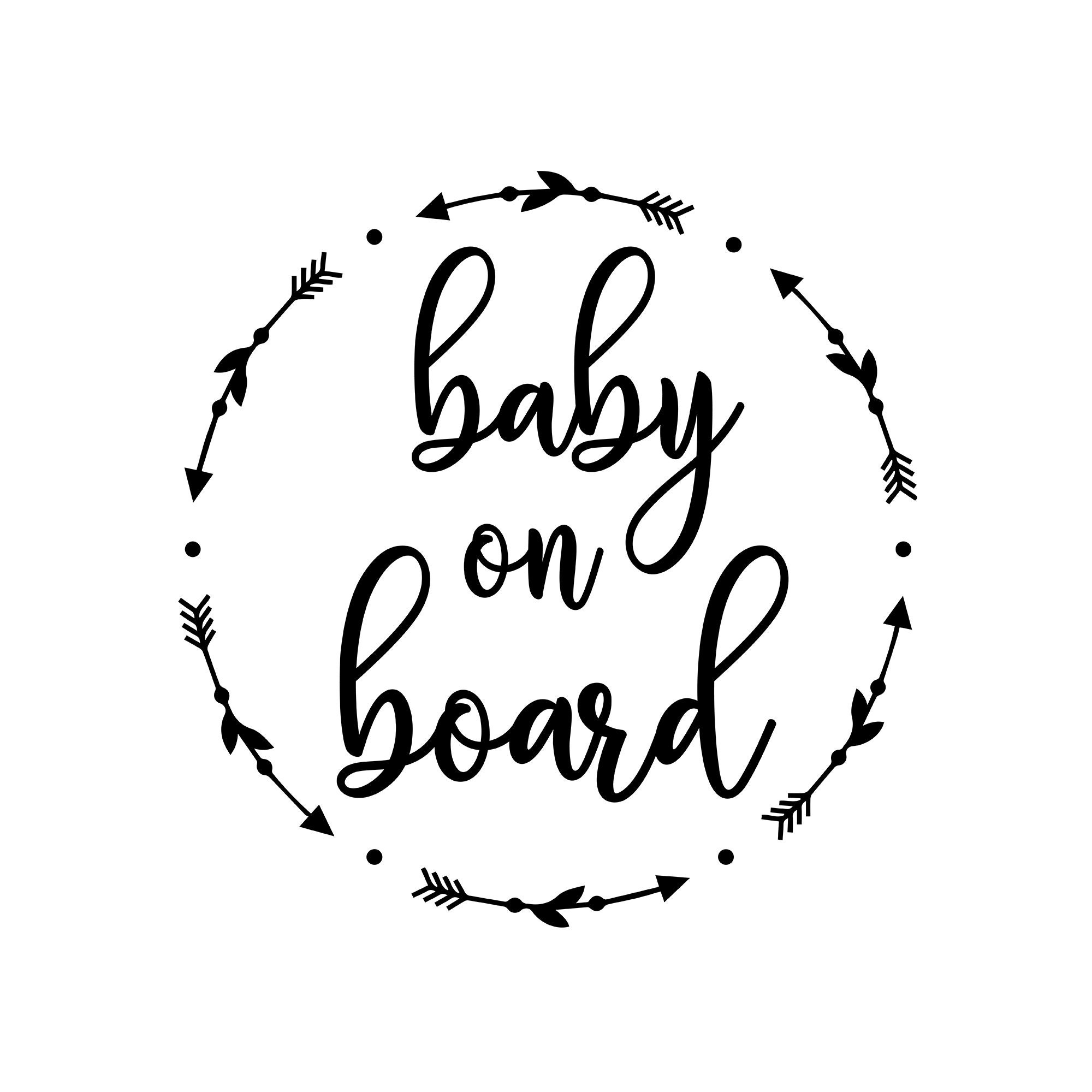 Free Free 143 Baby On Board Car Decal Svg SVG PNG EPS DXF File