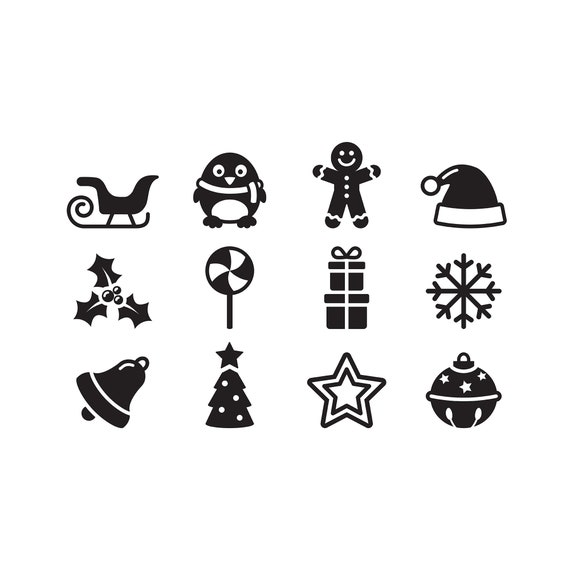 Download Christmas Svg Christmas Icons Svg Christmas Things Cut File Etsy
