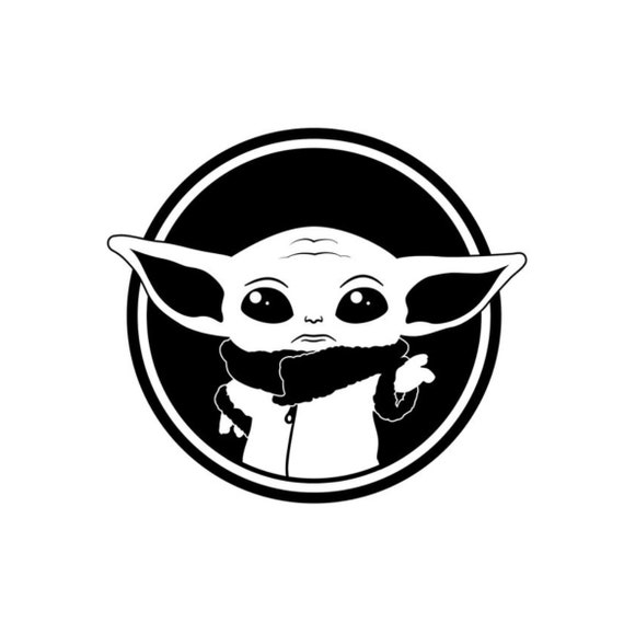 Download Baby Yoda SVG Baby Yoda Clipart Star Wars print SVG SVG | Etsy